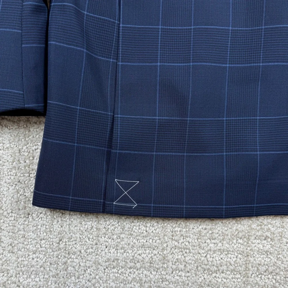 NEW Brooks Brothers 40R 34x32 Windowpane Explorer Vitale Barberis Canonico Suit
